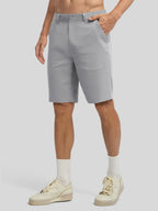 Men's Linen Shorts with Pockets 10 Inch