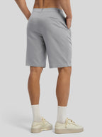 Men's Linen Shorts with Pockets 10 Inch