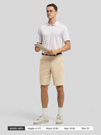 Men's Linen Shorts with Pockets 10 Inch