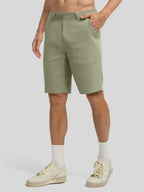 Men's Linen Shorts with Pockets 10 Inch