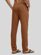 Men's Regular-Fit Linen Trousers