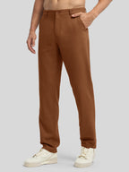 Men's Regular-Fit Linen Trousers