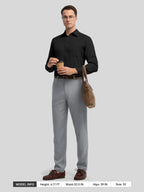 Men's Regular-Fit Linen Trousers