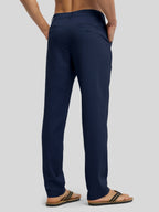 Men's Regular-Fit Linen Trousers