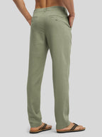 Men's Regular-Fit Linen Trousers