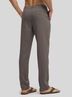 Men's Regular-Fit Linen Trousers