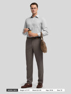 Men's Regular-Fit Linen Trousers