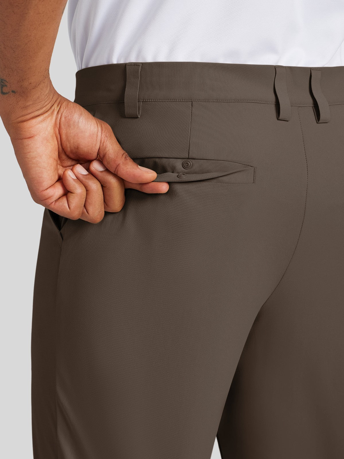 Men's Comfort Golf Dress Pants 28L