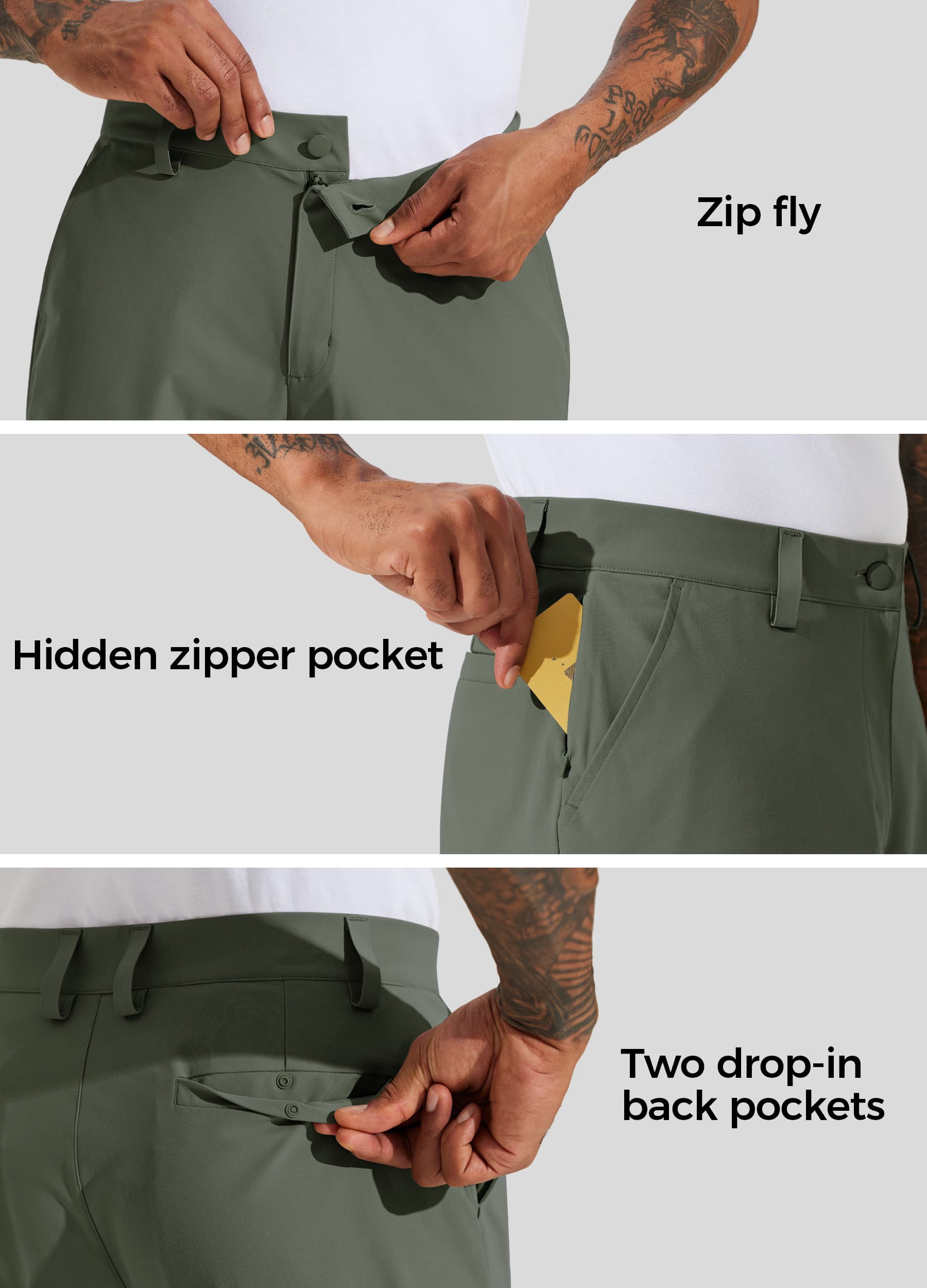 Men's Stretch Golf Shorts