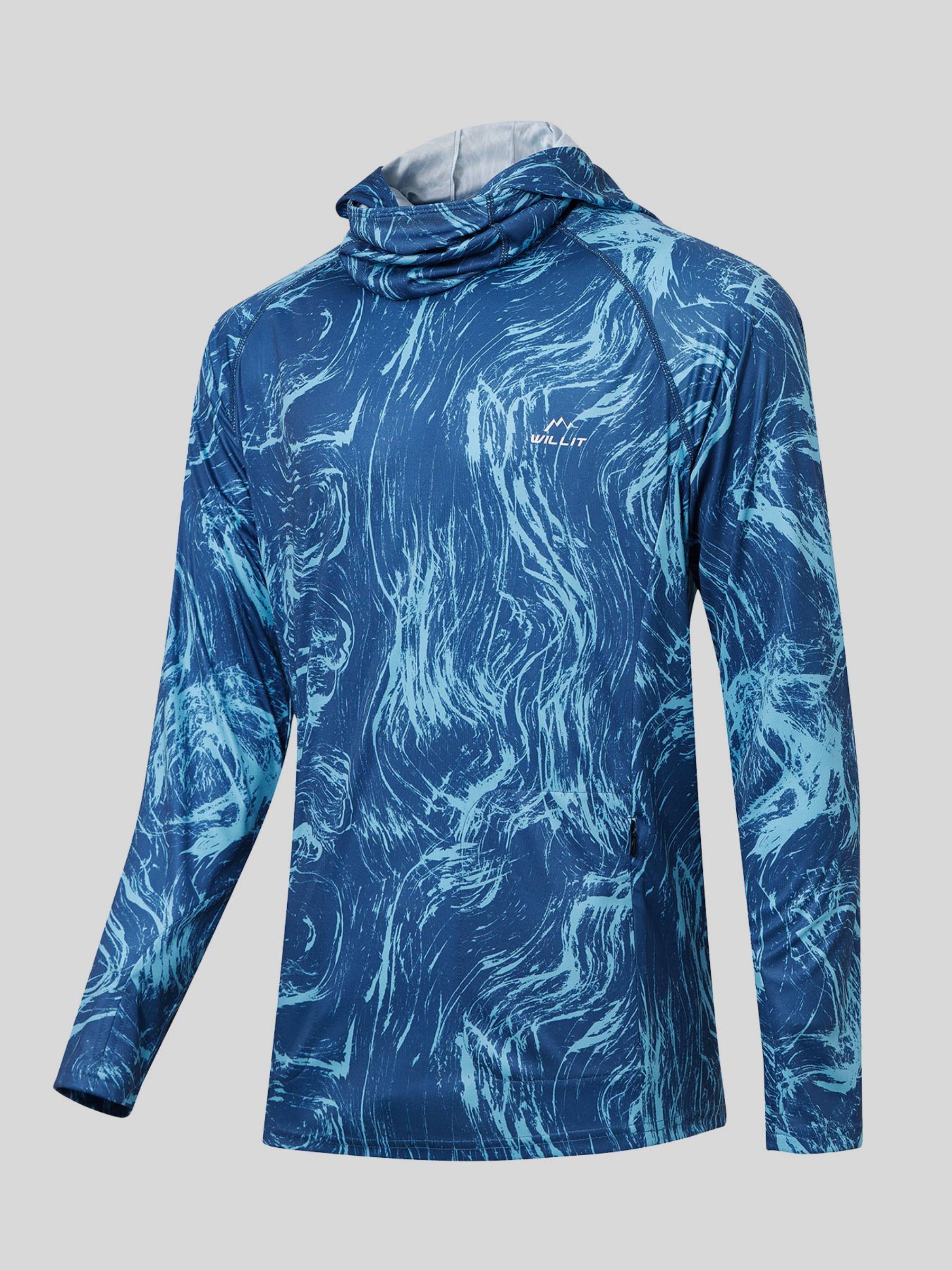 Men's Sun Protection Hoodie Shirts UPF 50+