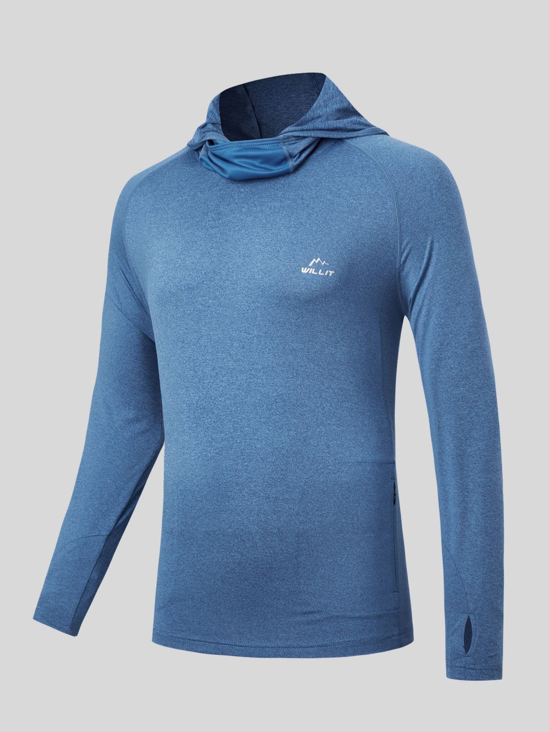 Men's Sun Protection Hoodie Shirts UPF 50+