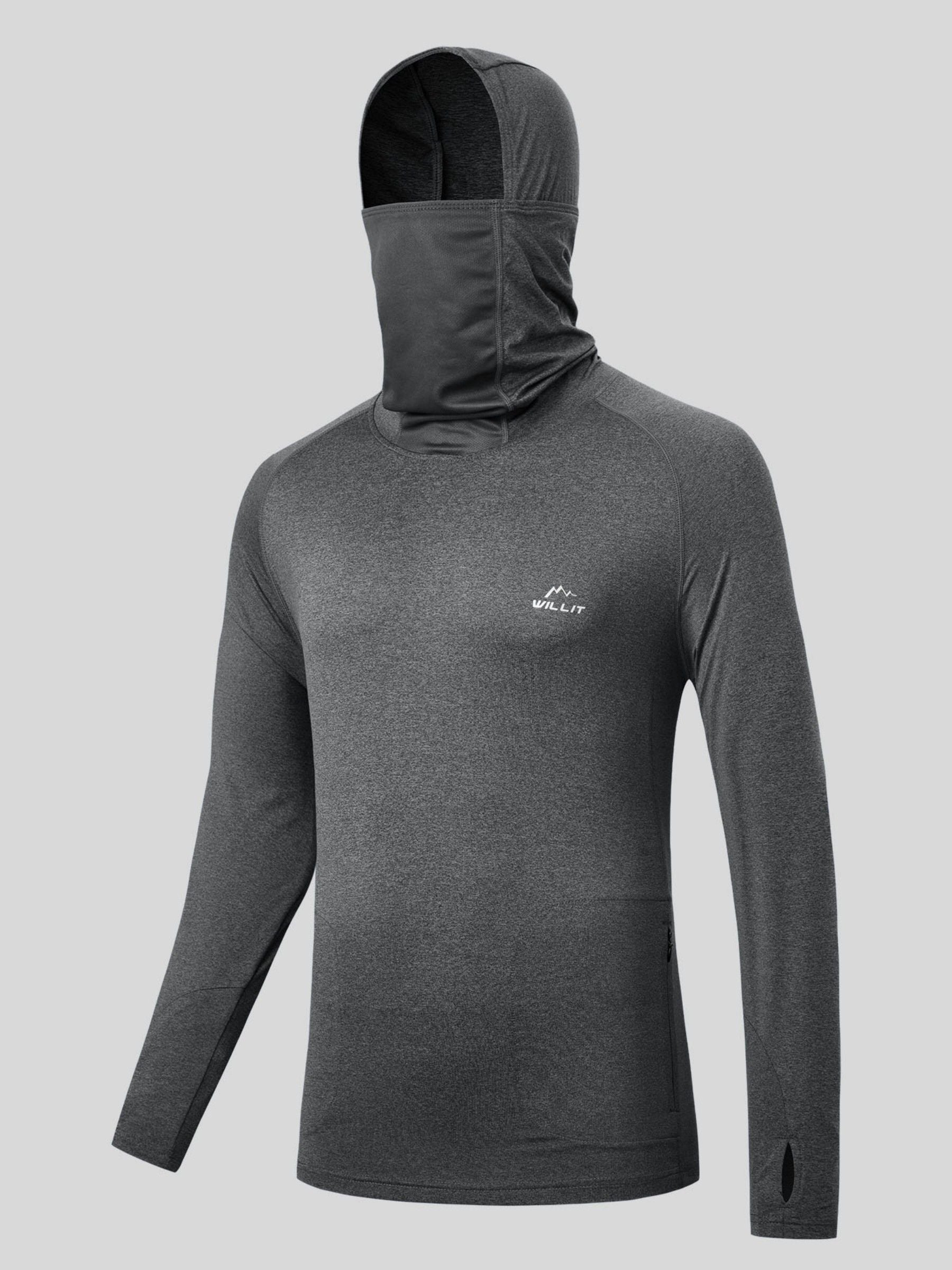 Men's Sun Protection Hoodie Shirts UPF 50+