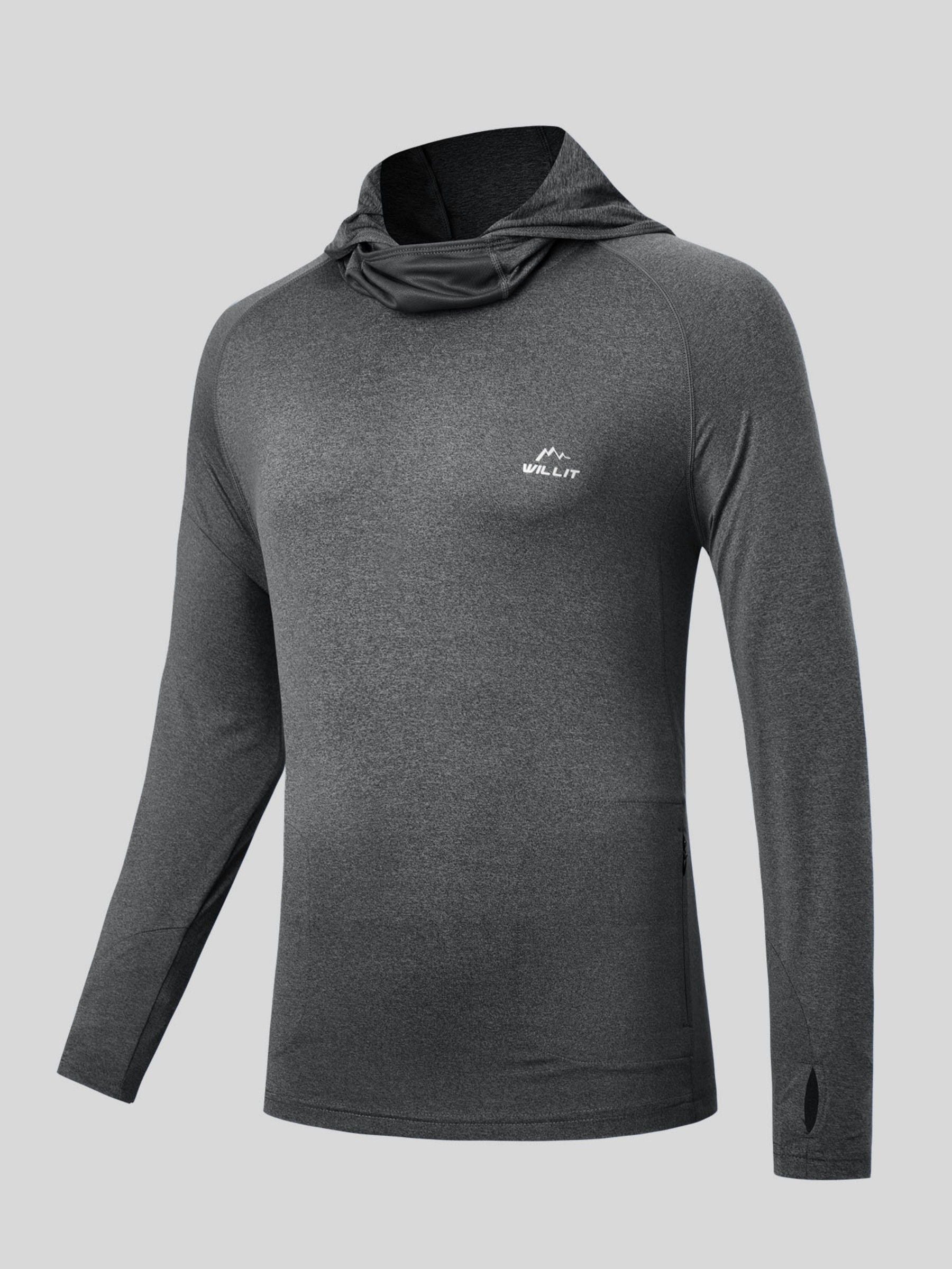 Men's Sun Protection Hoodie Shirts UPF 50+
