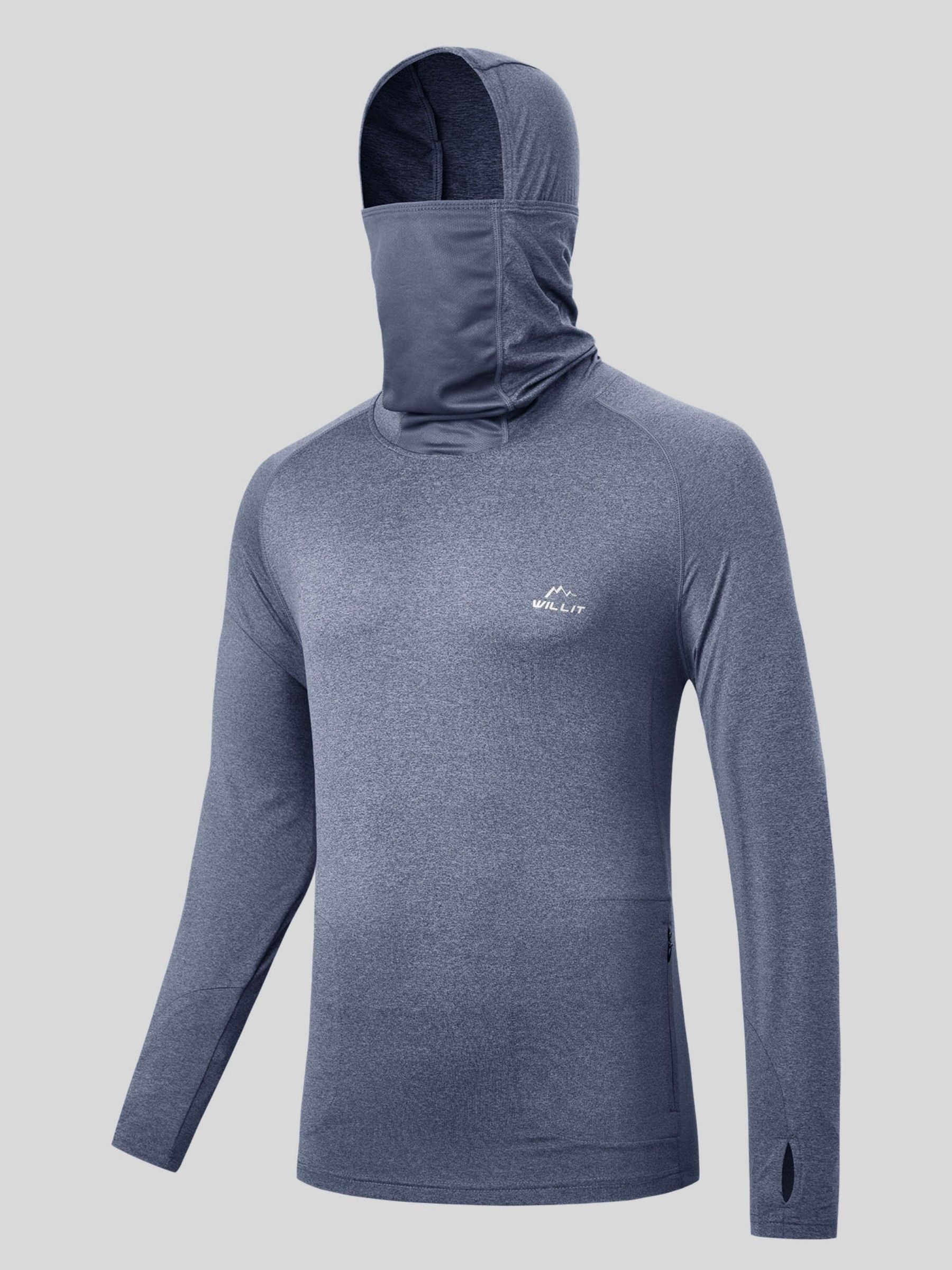 Men's Sun Protection Hoodie Shirts UPF 50+