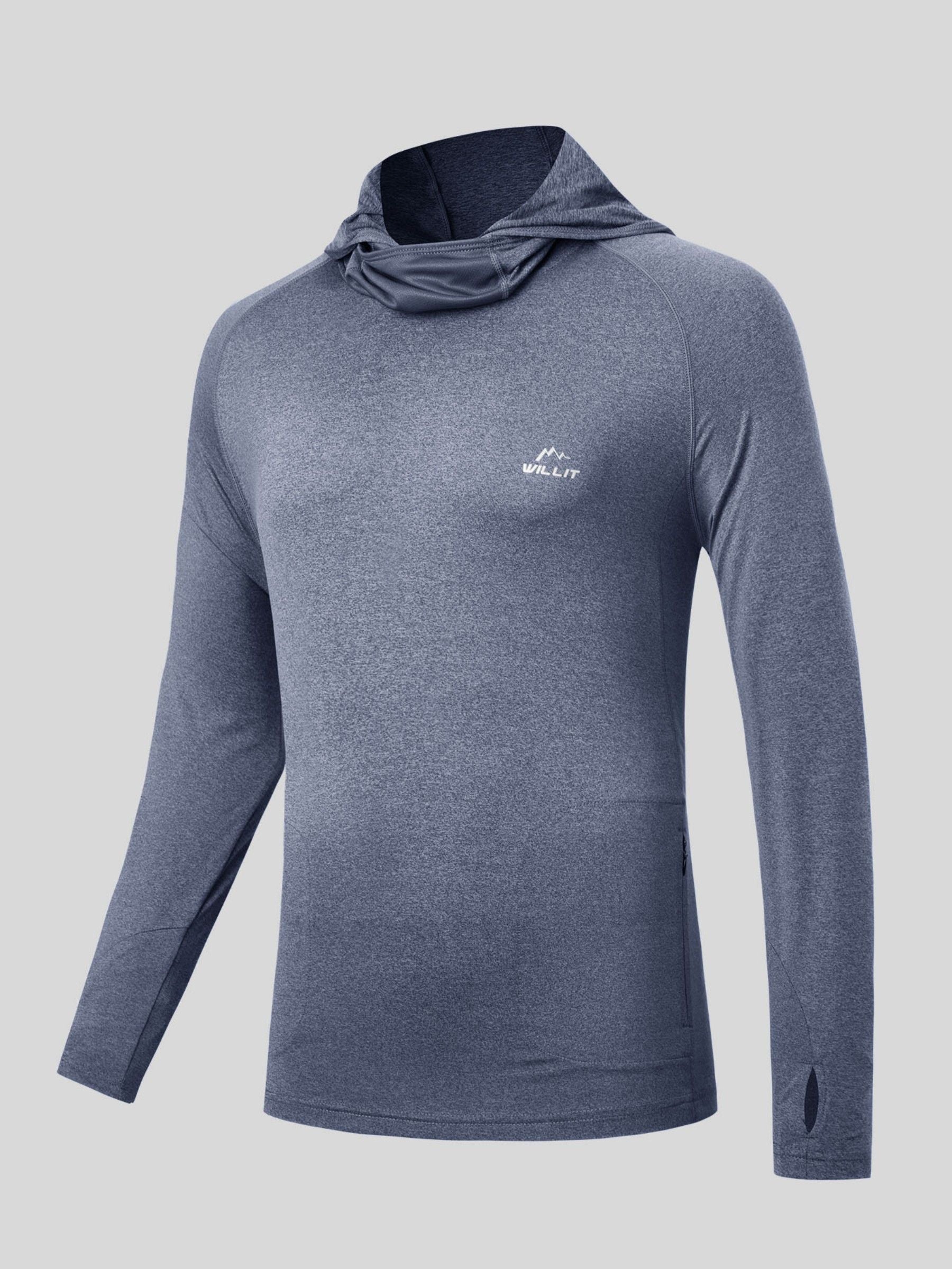 Men's Sun Protection Hoodie Shirts UPF 50+