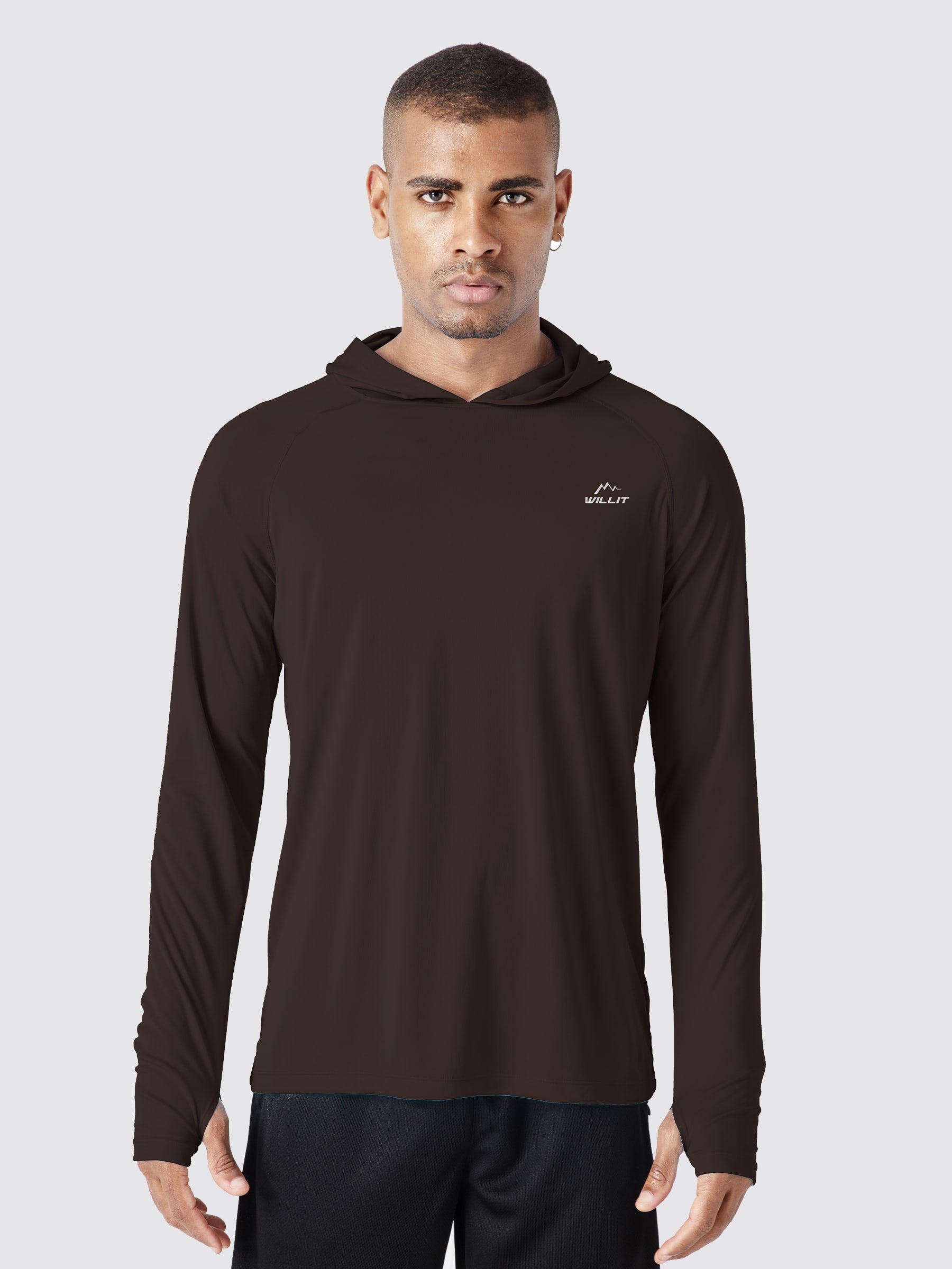 Men's Sun Protection Long Sleeve Shirts with Hood