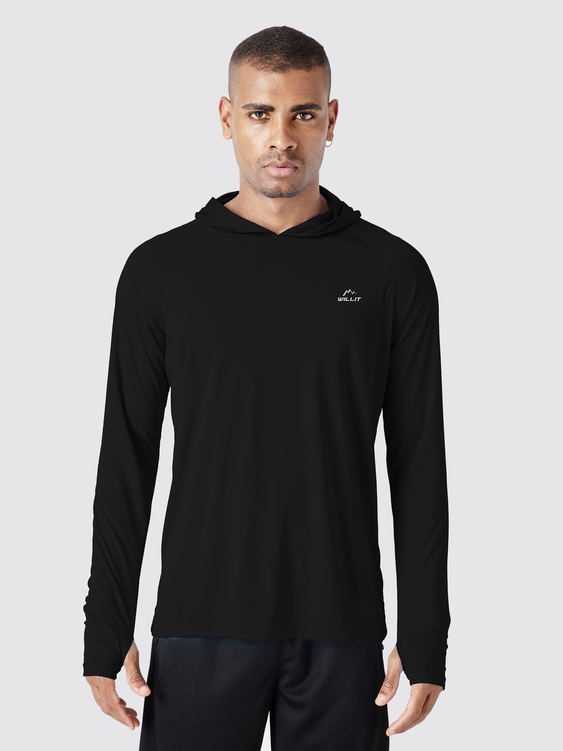 Men's Sun Protection Long Sleeve Shirts with Hood