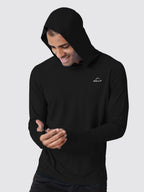 Men's Sun Protection Long Sleeve Shirts with Hood