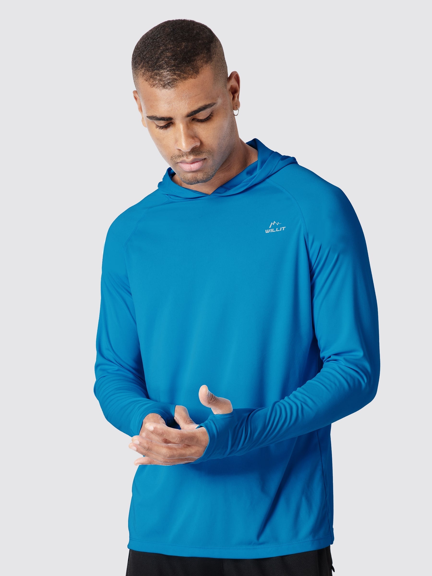 Men's Sun Protection Long Sleeve Shirts with Hood
