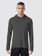 Men's Sun Protection Long Sleeve Shirts with Hood
