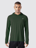 Men's Sun Protection Long Sleeve Shirts with Hood
