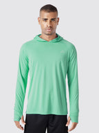 Men's Sun Protection Long Sleeve Shirts with Hood