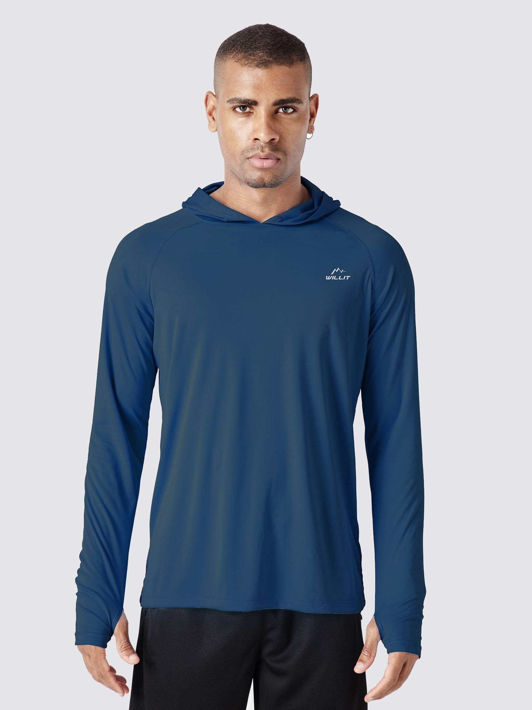 Men's Sun Protection Long Sleeve Shirts with Hood