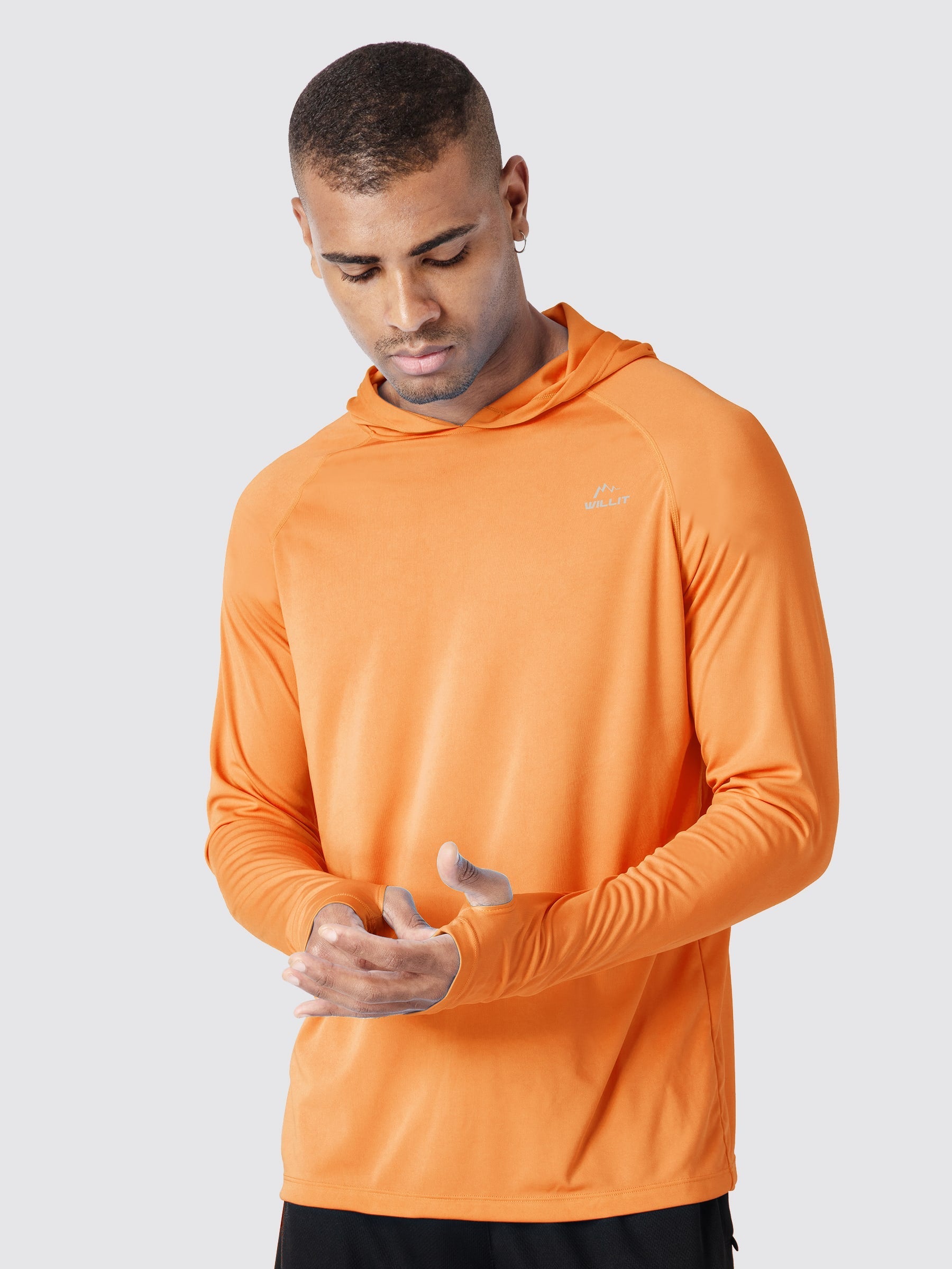 Men's Sun Protection Long Sleeve Shirts with Hood