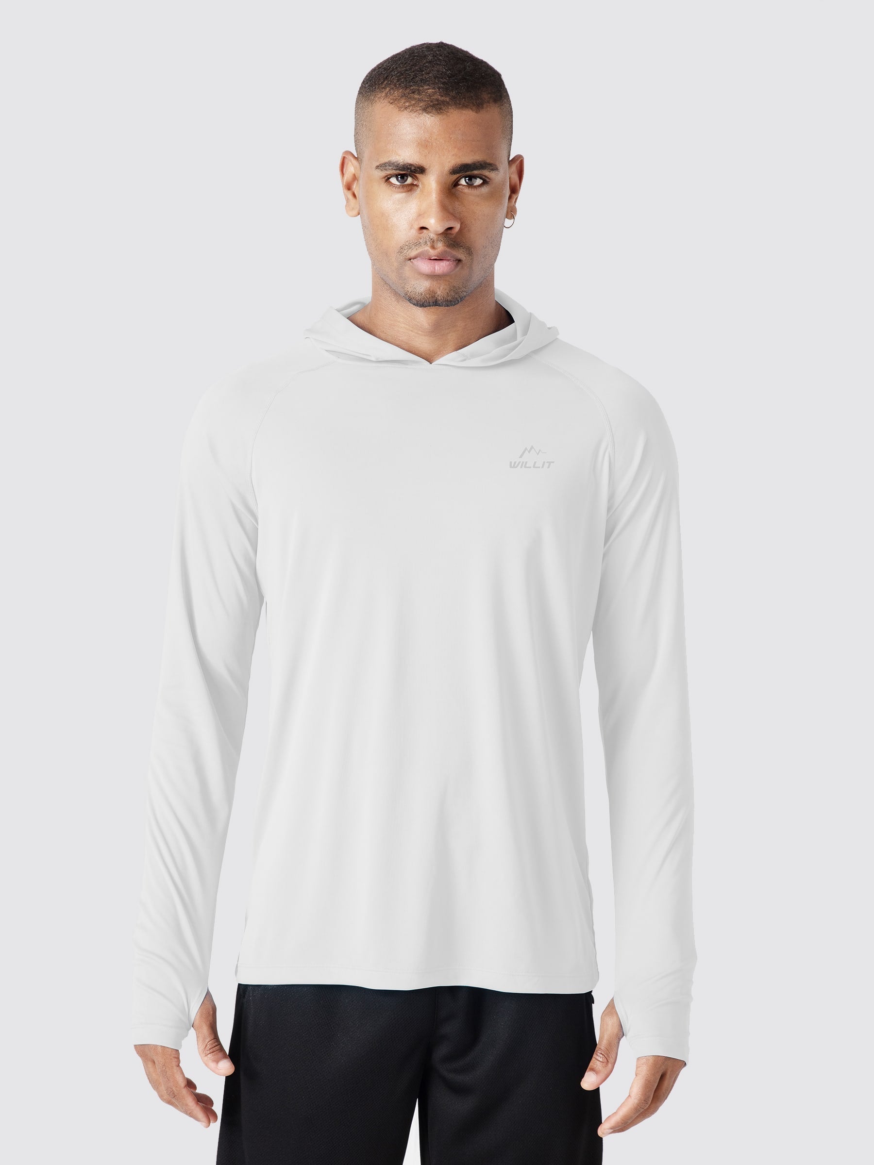 Men's Sun Protection Long Sleeve Shirts with Hood
