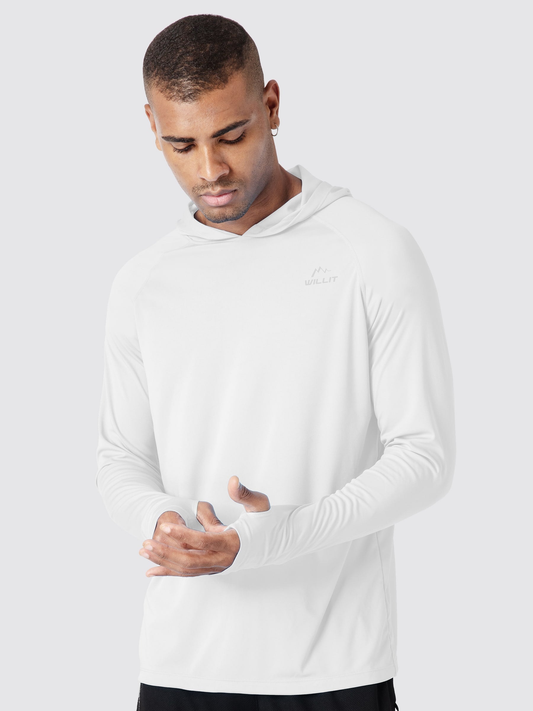 Men's Sun Protection Long Sleeve Shirts with Hood