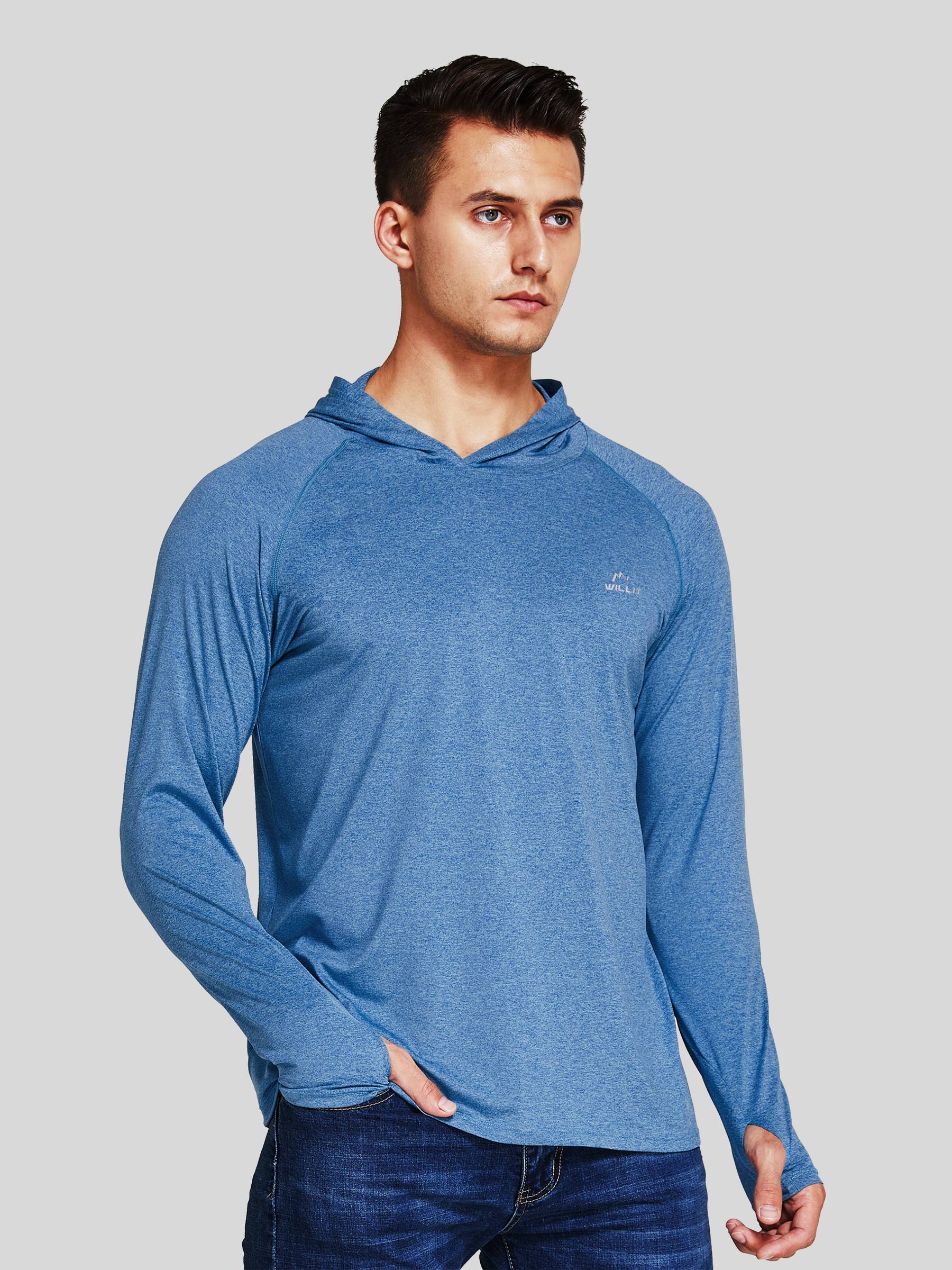 Men's Sun Protection Long Sleeve Hooded Shirts