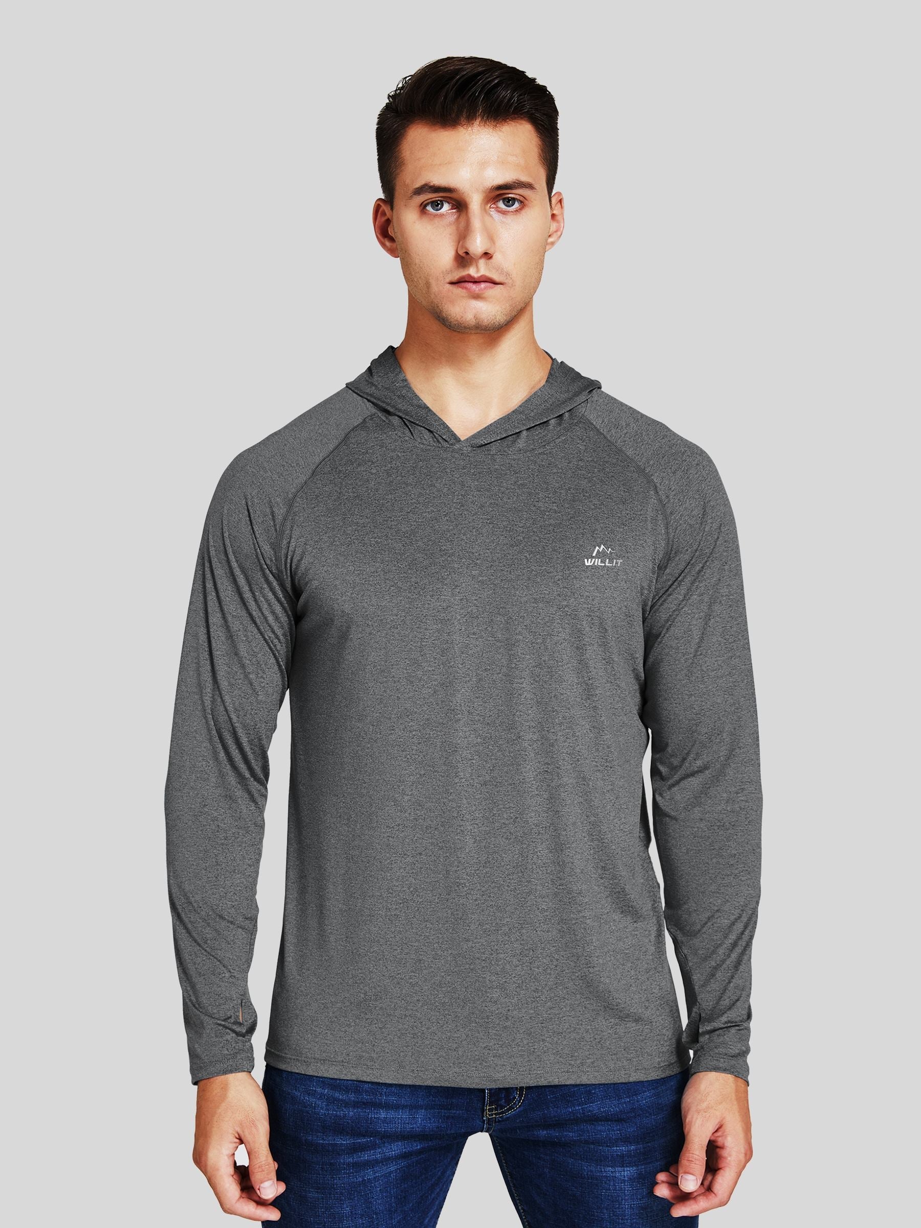 Men's Sun Protection Long Sleeve Hooded Shirts