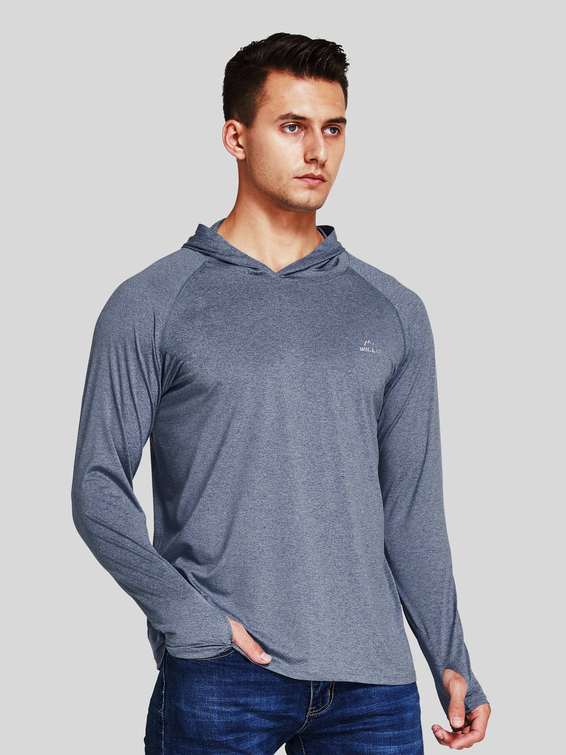 Men's Sun Protection Long Sleeve Hooded Shirts