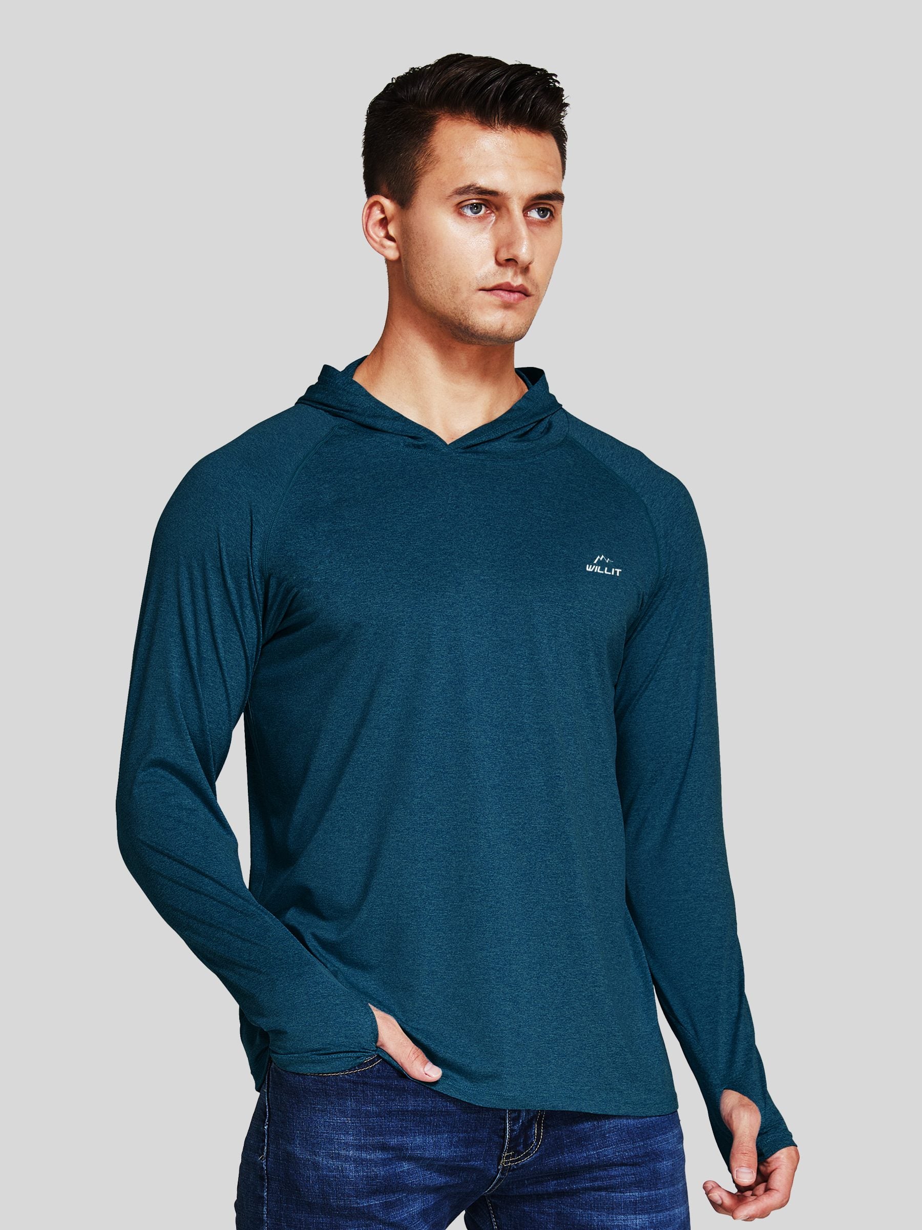 Men's Sun Protection Long Sleeve Hooded Shirts