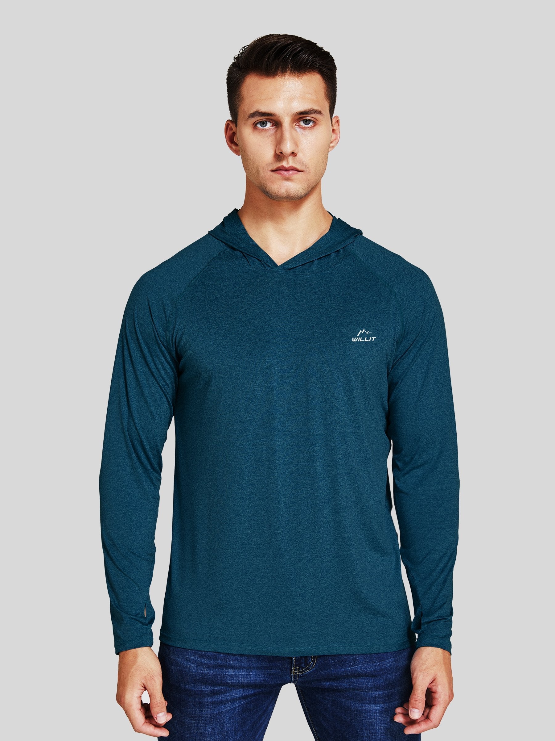 Men's Sun Protection Long Sleeve Hooded Shirts