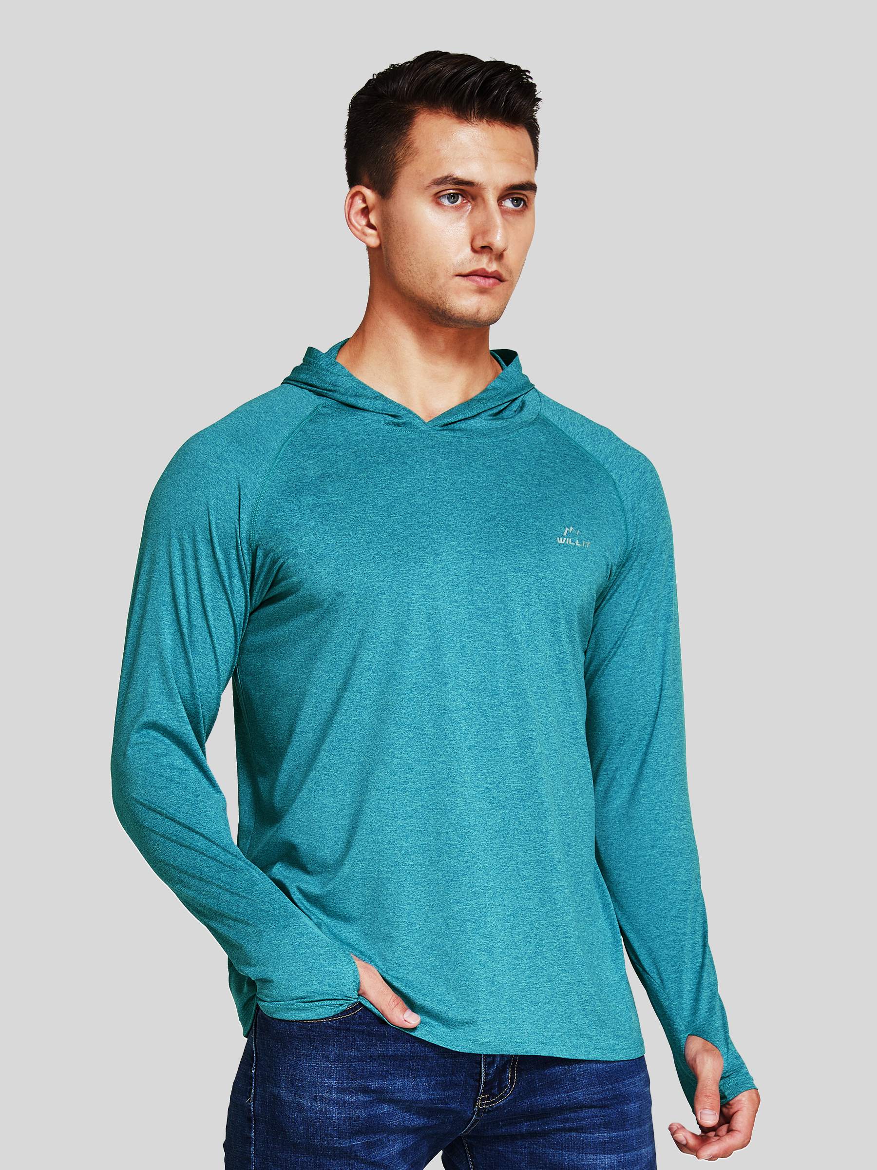 Men's Sun Protection Long Sleeve Hooded Shirts