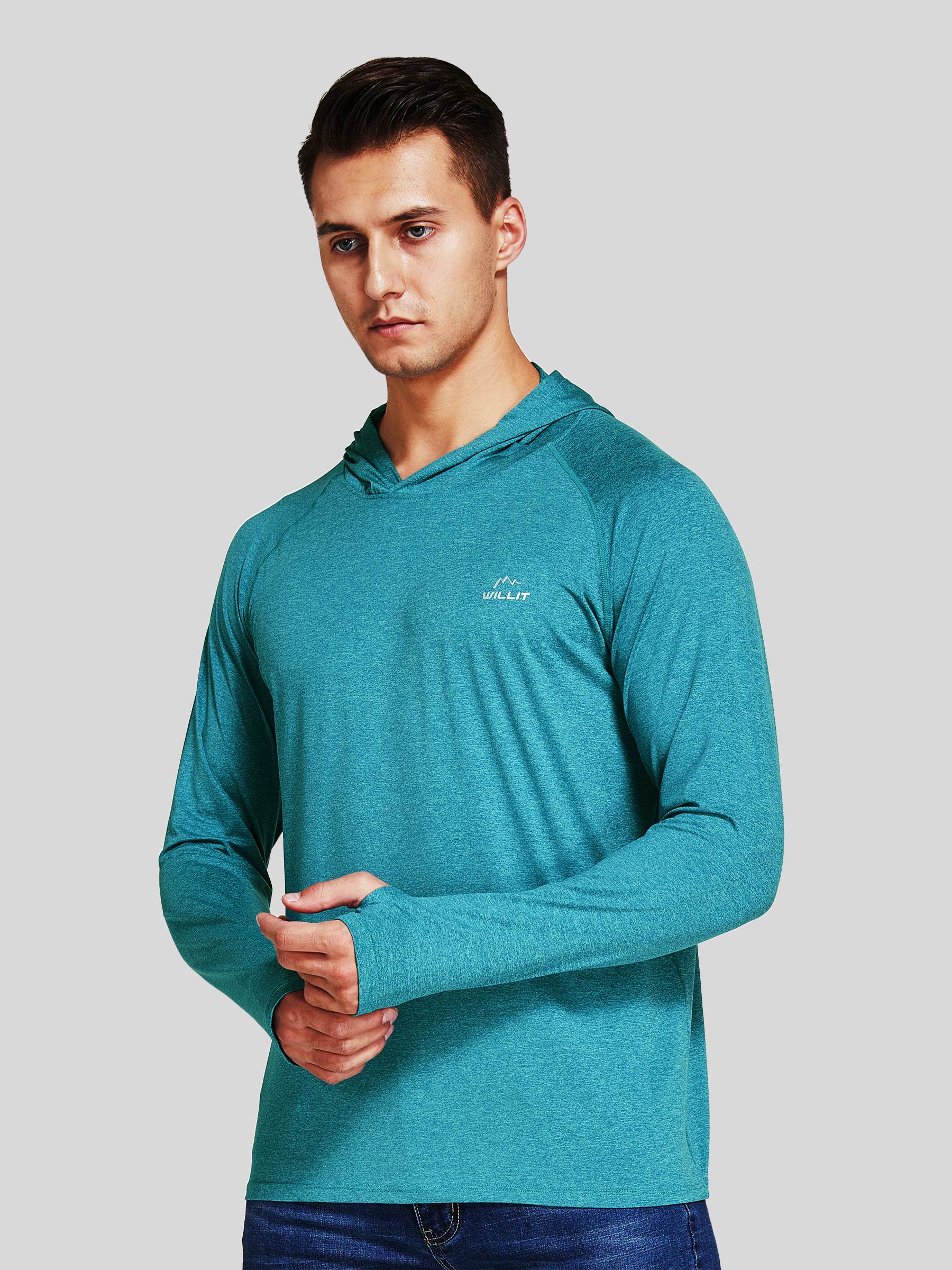 Men's Sun Protection Long Sleeve Hooded Shirts