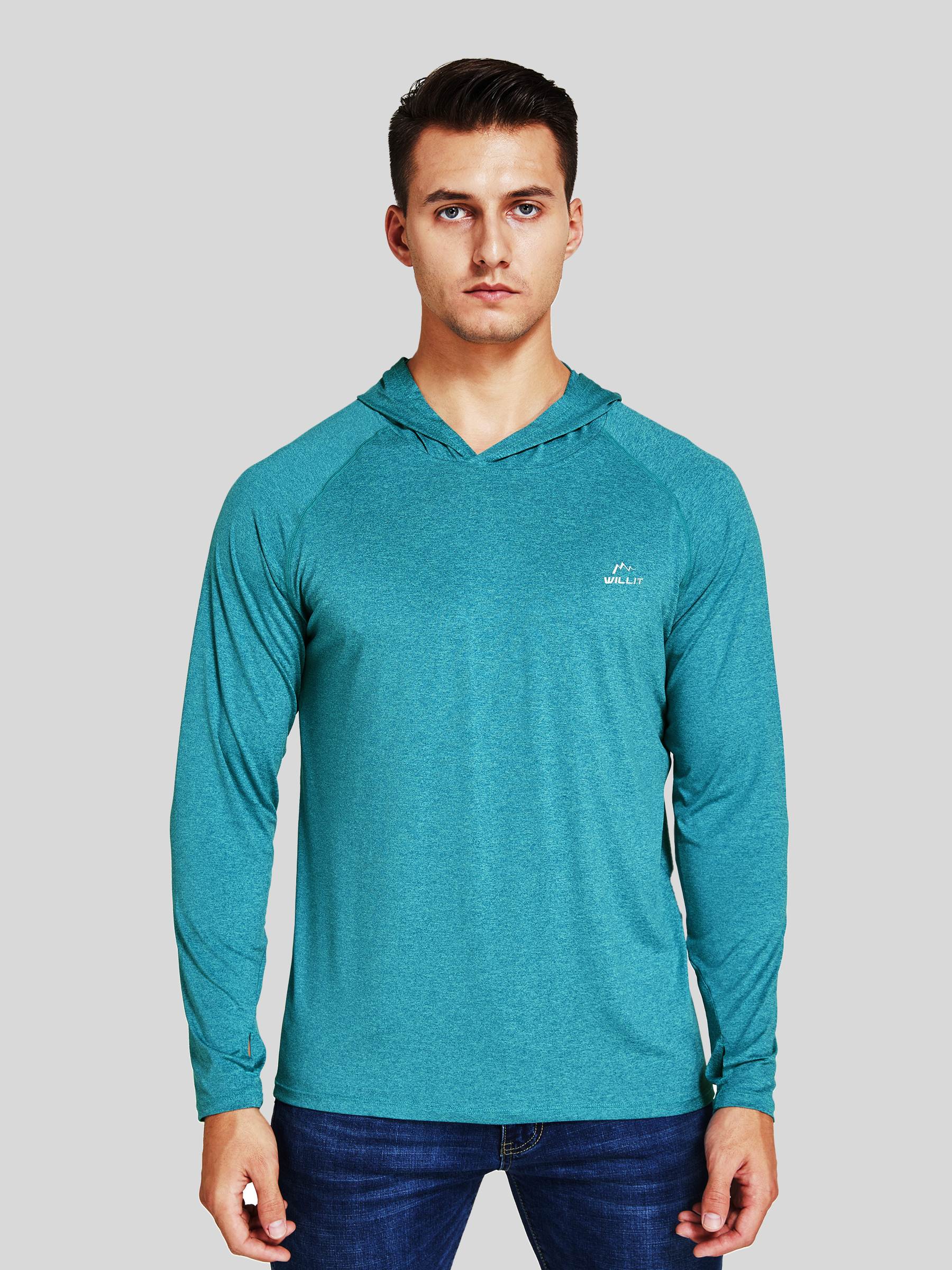 Men's Sun Protection Long Sleeve Hooded Shirts