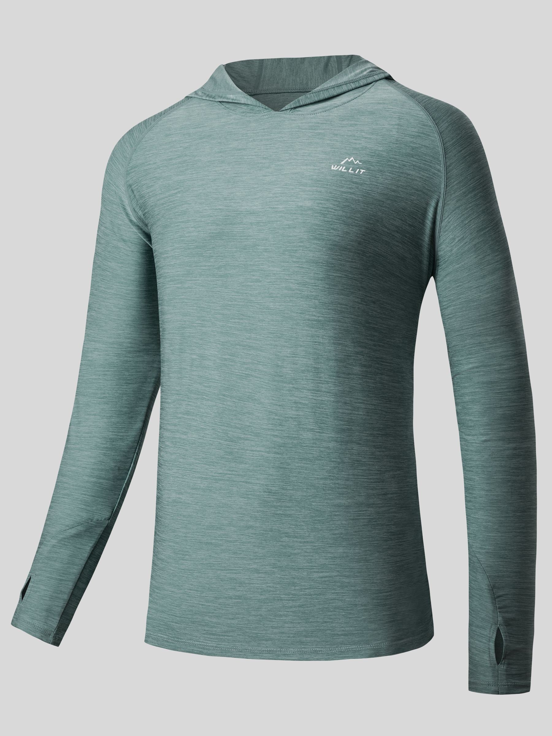 Men's Sun Protection Long Sleeve Hooded Shirts