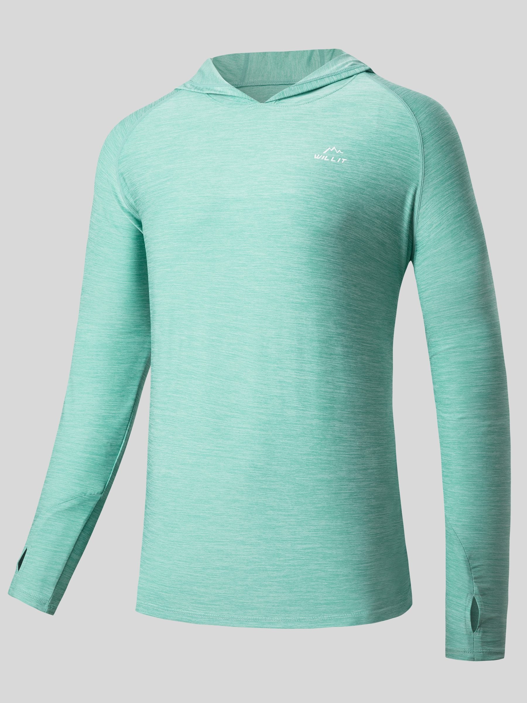 Men's Sun Protection Long Sleeve Hooded Shirts