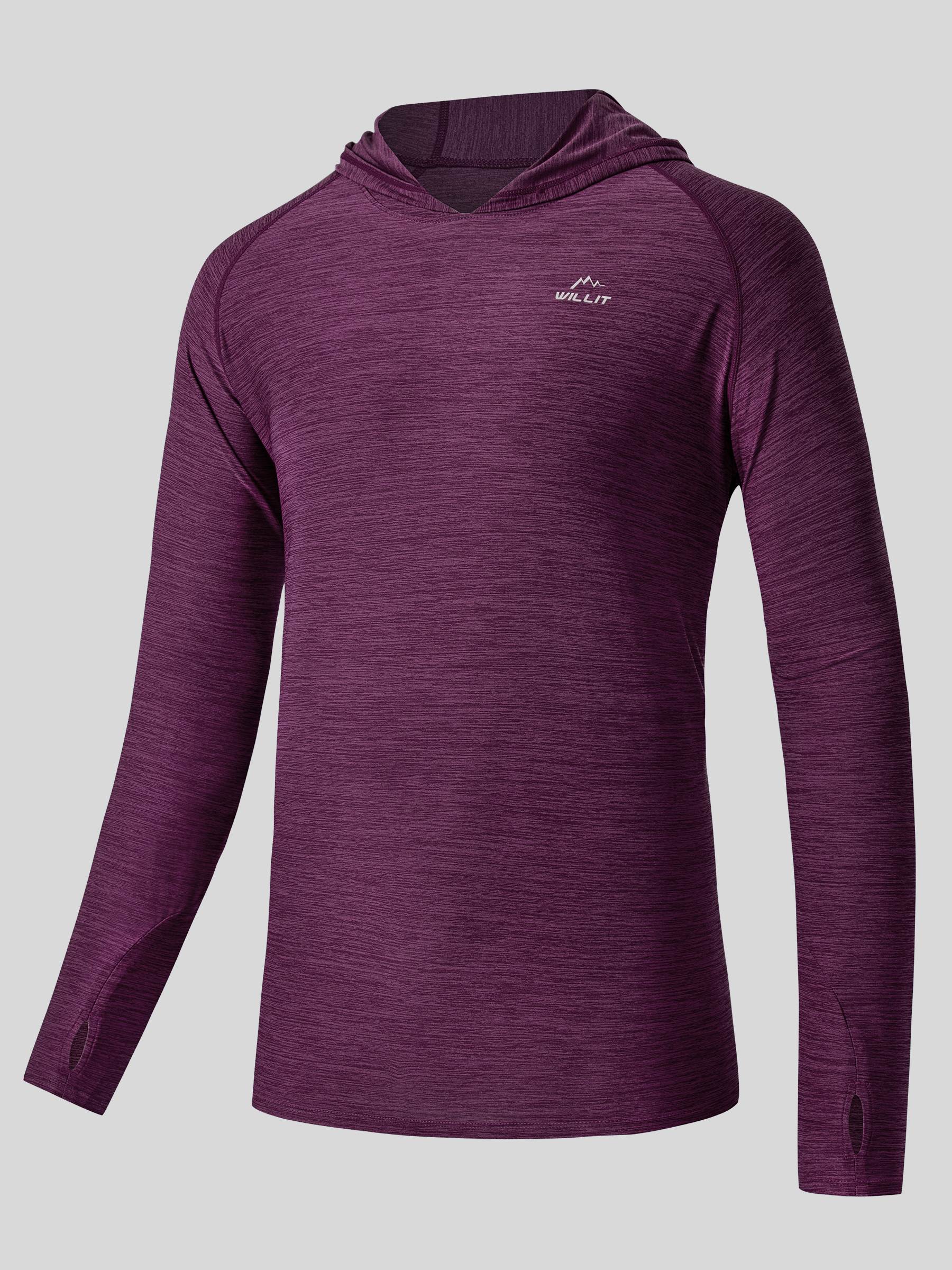 Men's Sun Protection Long Sleeve Hooded Shirts