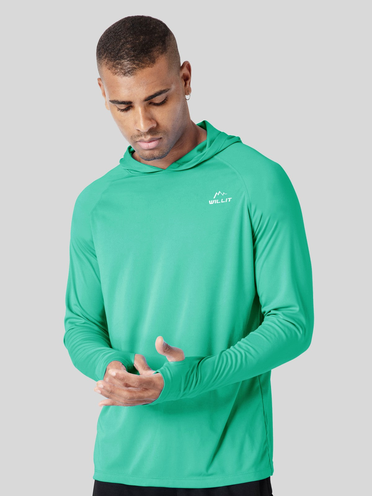 Men's Sun Protection Long Sleeve Shirts with Hood