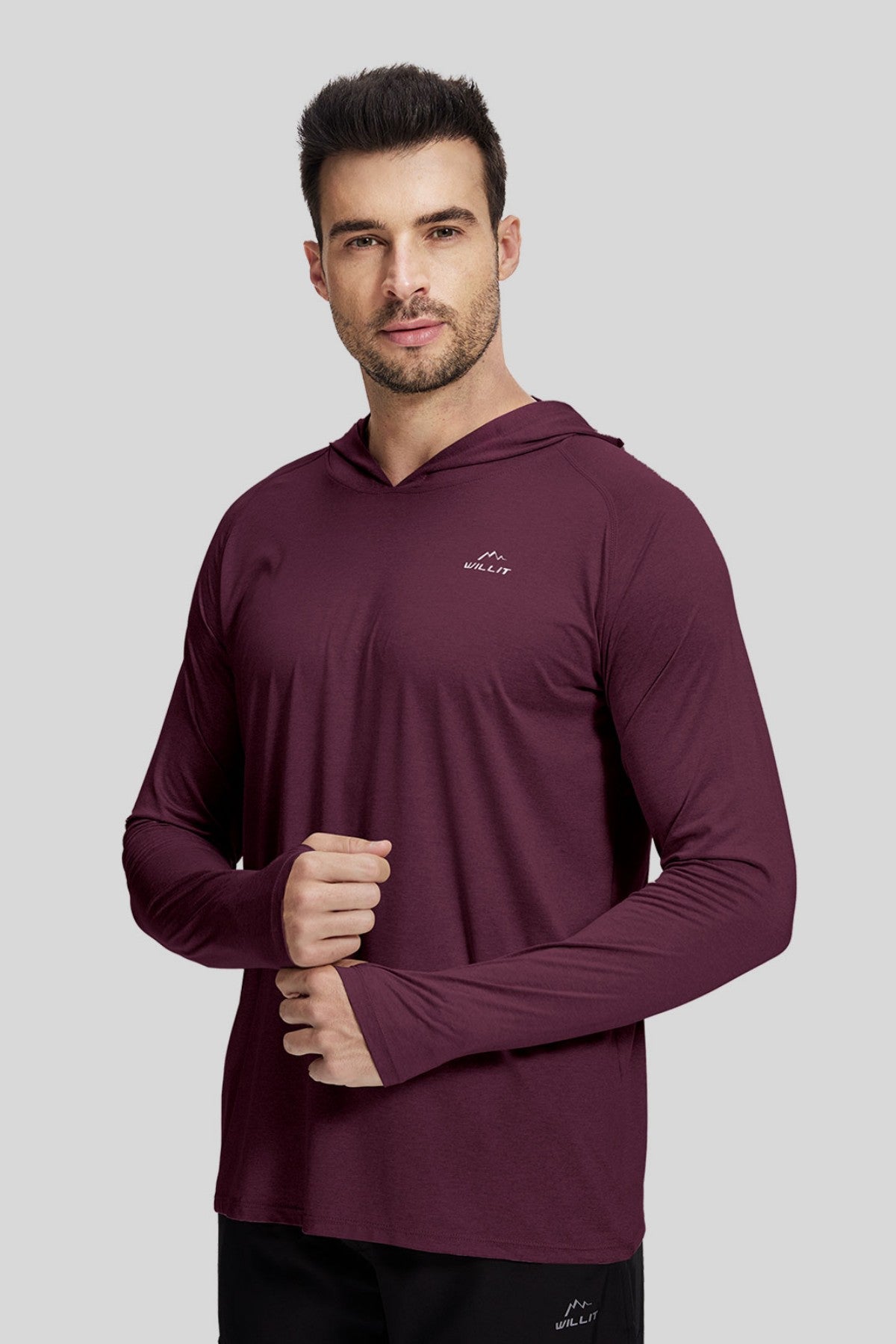 Men's Sun Protection Long Sleeve Hooded Shirts