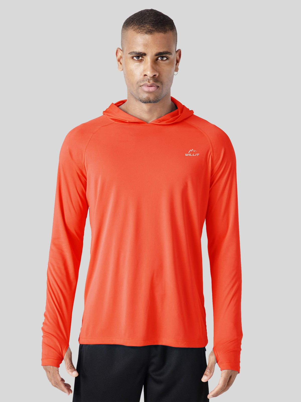 Men's Sun Protection Long Sleeve Shirts with Hood