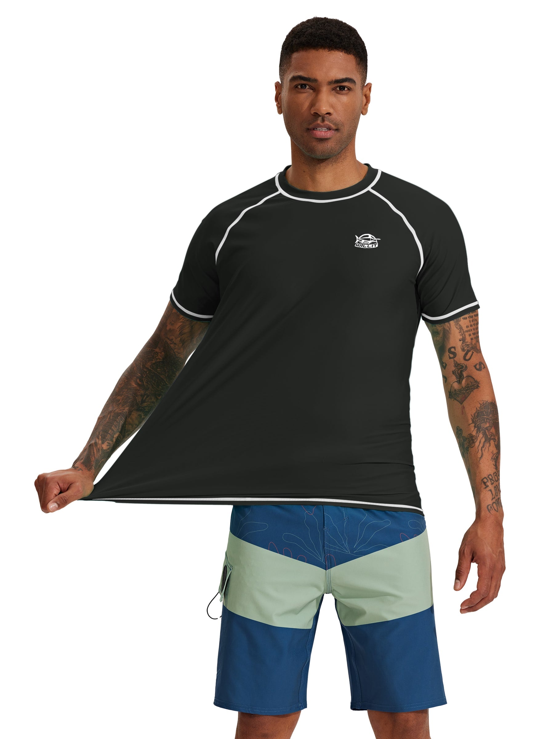 Men's Sun Protection Short Sleeve Shirt UPF 50+