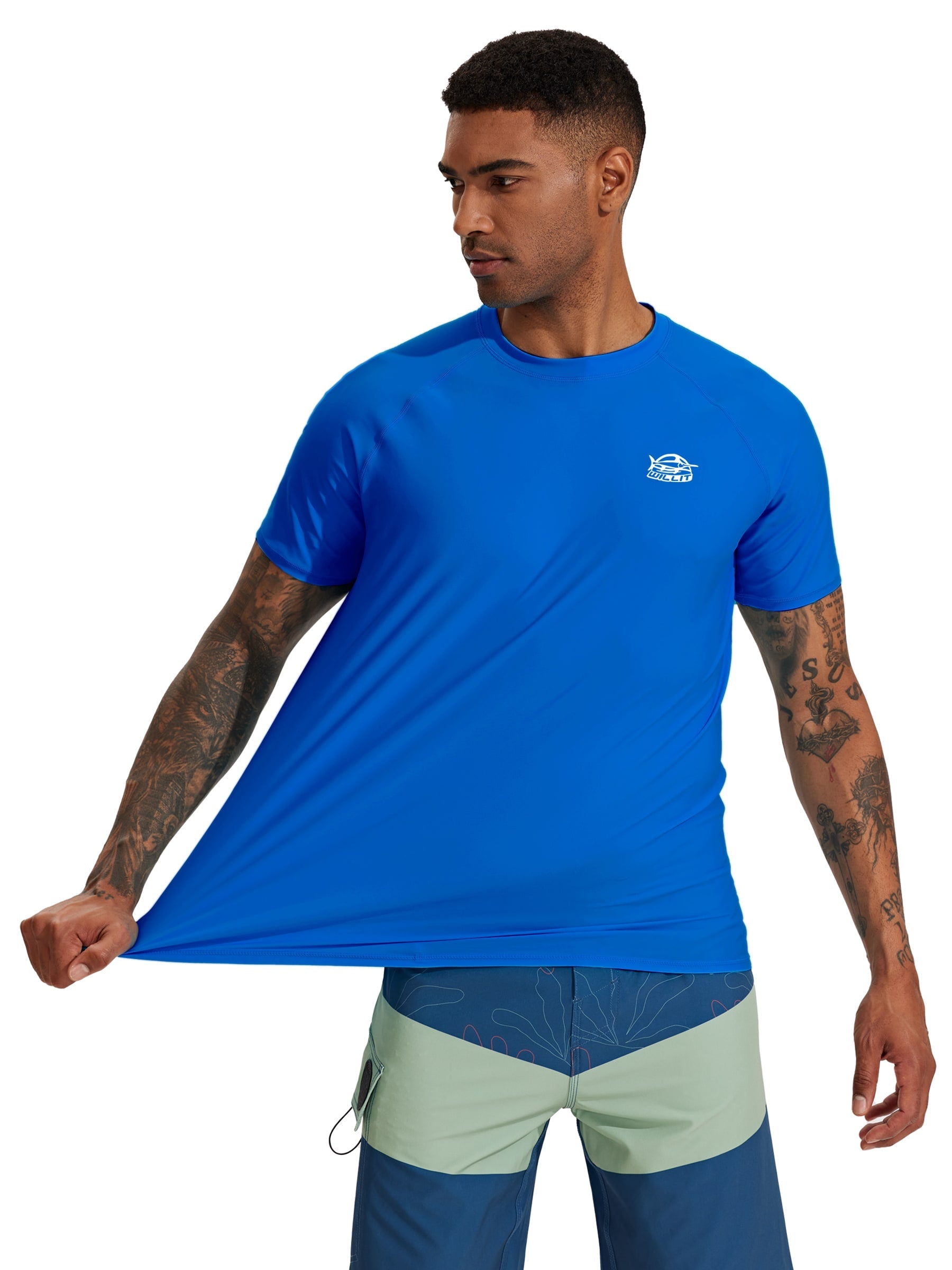 Men's Sun Protection Short Sleeve Shirt UPF 50+