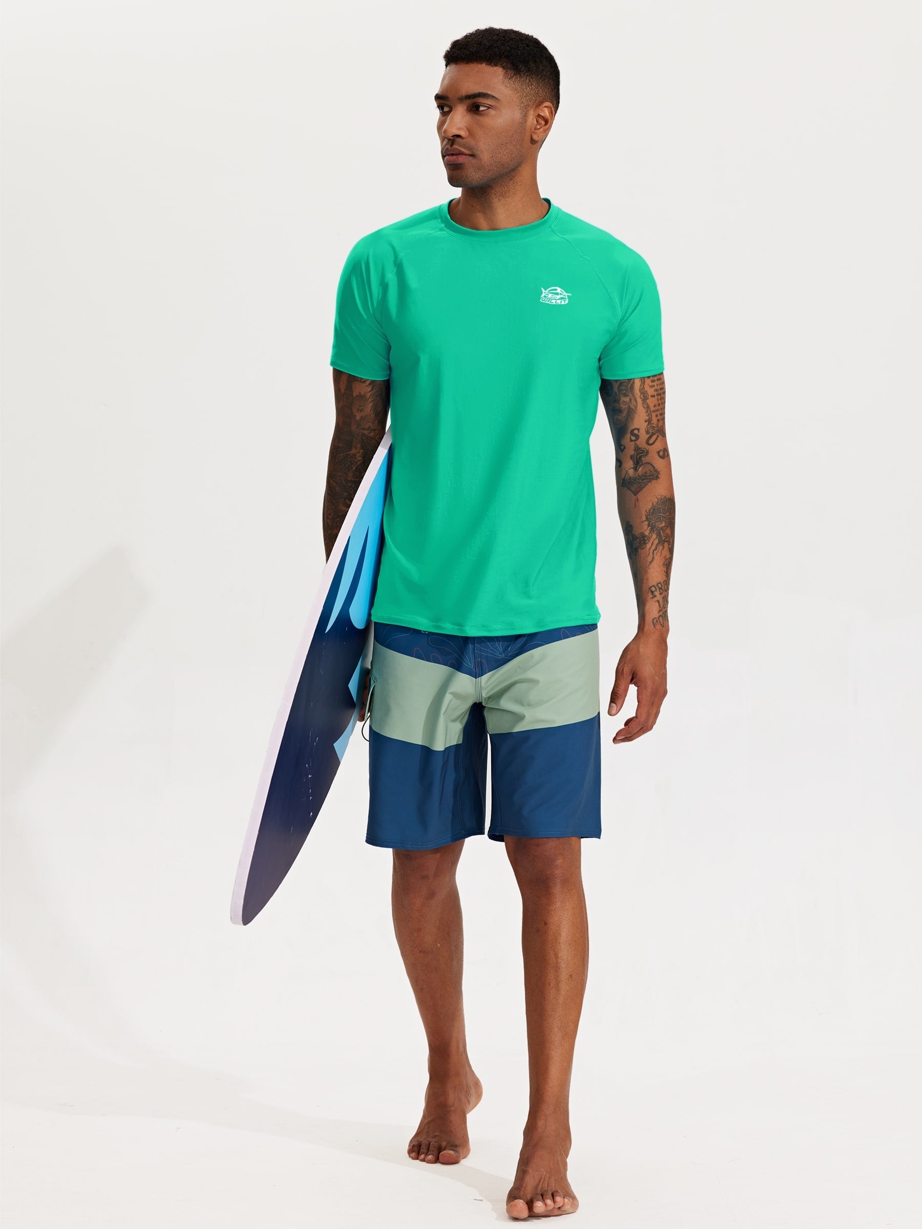 Men's Sun Protection Short Sleeve Shirt UPF 50+