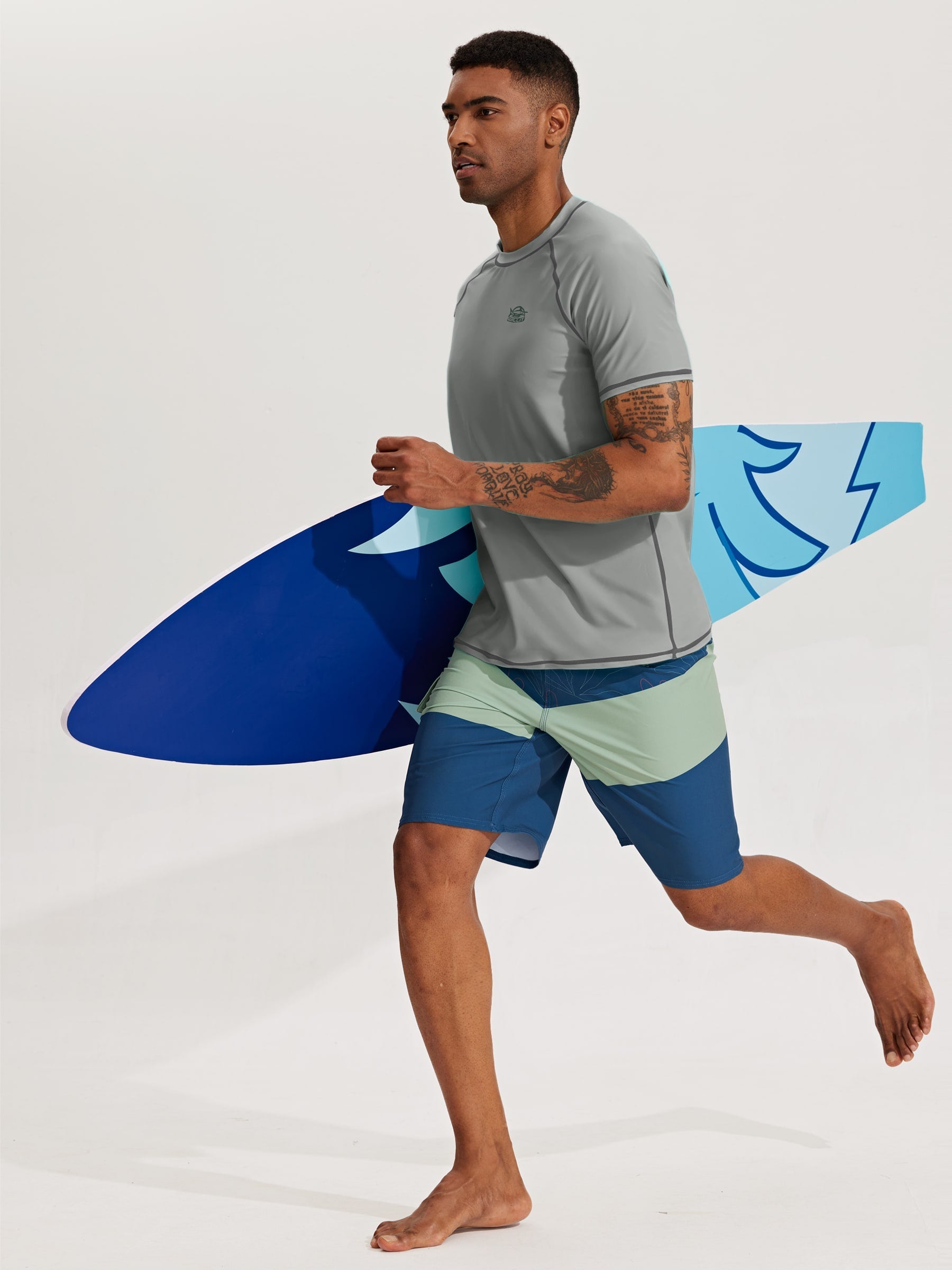 Men's Sun Protection Short Sleeve Shirt UPF 50+