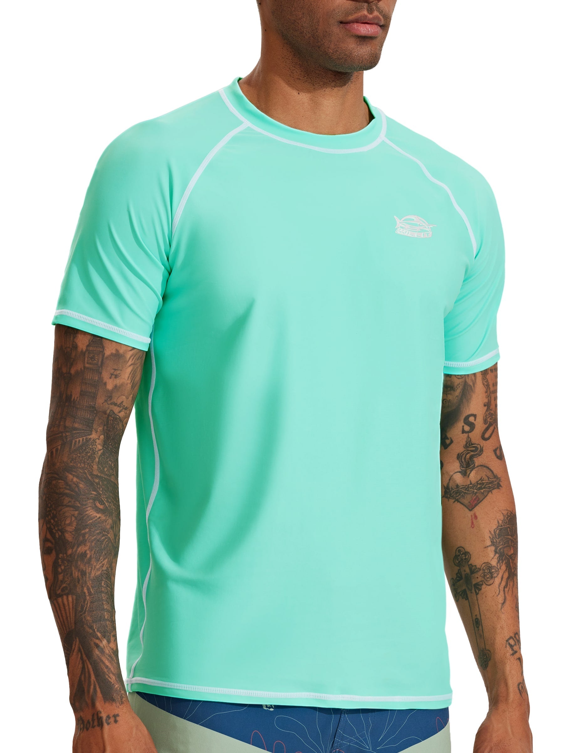 Men's Sun Protection Short Sleeve Shirt UPF 50+