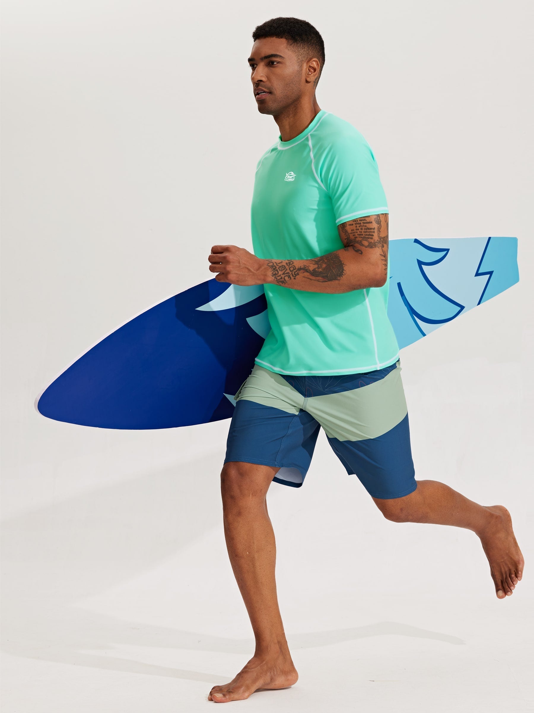 Men's Sun Protection Short Sleeve Shirt UPF 50+